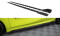 Street Pro Seitenschweller Ansatz Cup Leisten passend für BMW 1er F40 M-Paket / M135i SCHWARZ+ HOCHGLANZ FLAPS