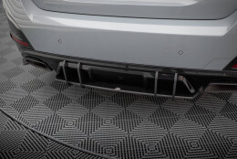Street Pro Heckschürze Heck Ansatz Diffusor passend für BMW 4er Gran Coupe M440i G26 SCHWARZ