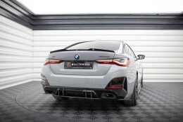 Street Pro Heckschürze Heck Ansatz Diffusor passend für BMW 4er Gran Coupe M440i G26 SCHWARZ