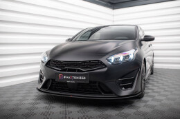 Street Pro Cup Spoilerlippe Front Ansatz für Kia Proceed GT Mk1 Facelift ROT