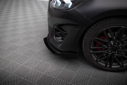 Street Pro Cup Spoilerlippe Front Ansatz passend für Kia Proceed GT Mk1 Facelift SCHWARZ+ HOCHGLANZ FLAPS
