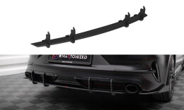 Street Pro Heckschürze Heck Ansatz Diffusor Heck Ansatz für Kia Proceed GT Mk1 Facelift SCHWARZ