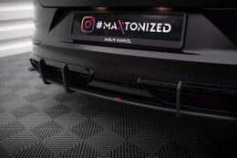 Street Pro Heckschürze Heck Ansatz Diffusor Heck Ansatz für Kia Proceed GT Mk1 Facelift SCHWARZ