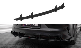 Street Pro Heckschürze Heck Ansatz Diffusor passend für Kia Proceed GT Mk1 Facelift SCHWARZ