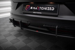 Street Pro Heckschürze Heck Ansatz Diffusor passend für Kia Proceed GT Mk1 Facelift schwarz-rot
