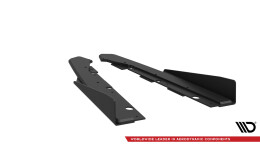 Street Pro Heck Ansatz Flaps Diffusor passend für Kia Proceed GT Mk1 Facelift SCHWARZ+ HOCHGLANZ FLAPS