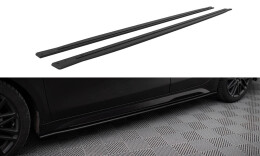Street Pro Seitenschweller Ansatz Cup Leisten passend für Kia Proceed GT Mk1 Facelift SCHWARZ