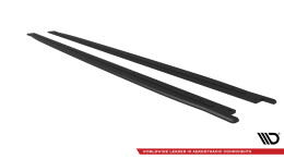 Street Pro Seitenschweller Ansatz Cup Leisten passend für Kia Proceed GT Mk1 Facelift SCHWARZ