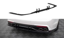 Street Pro Heckschürze Heck Ansatz Diffusor V.2 passend für Kia Stinger GT-Line Mk1 rot