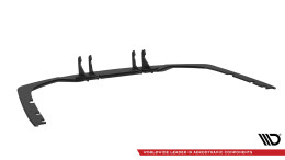 Street Pro Heckschürze Heck Ansatz Diffusor V.2 passend für Kia Stinger GT-Line Mk1 rot
