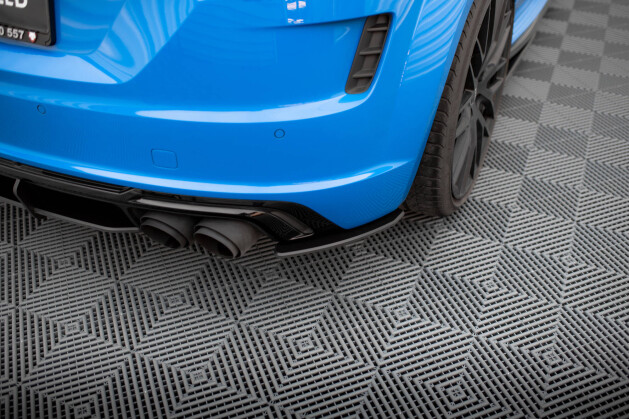 Street Pro Heck Ansatz Flaps Diffusor für Audi TT S 8S SCHWARZ