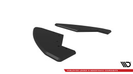Street Pro Heck Ansatz Flaps Diffusor passend für Audi TT S 8S SCHWARZ