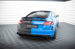 Street Pro Heck Ansatz Flaps Diffusor für Audi TT S 8S schwarz+ Hochglanz Flaps