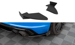 Street Pro Heck Ansatz Flaps Diffusor passend für Audi TT S 8S rot+ Hochglanz Flaps
