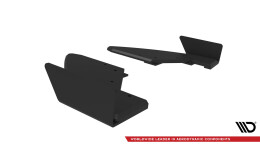 Street Pro Heck Ansatz Flaps Diffusor passend für Audi TT S 8S rot+ Hochglanz Flaps