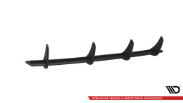 Street Pro Heckschürze Heck Ansatz Diffusor passend für Mazda 3 Mk4 SCHWARZ