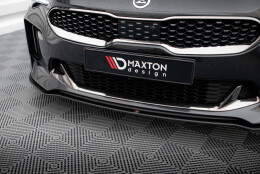 Street Pro Cup Spoilerlippe Front Ansatz passend für Kia Stinger GT / GT-Line Mk1 SCHWARZ
