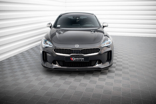 Street Pro Spoilerlippe Front Ansatz passend für Kia Stinger GT / GT-Line Mk1 ROT