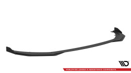 Street Pro Cup Spoilerlippe Front Ansatz +Flaps für Kia Stinger GT / GT-Line Mk1 schwarz Hochglanz