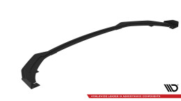 Street Pro Cup Spoilerlippe Front Ansatz +Flaps für Kia Stinger GT / GT-Line Mk1 schwarz Hochglanz