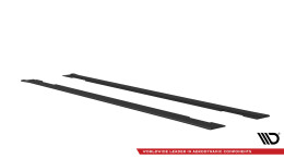 Street Pro Seitenschweller Ansatz Cup Leisten für Kia Stinger GT-Line Mk1 ROT