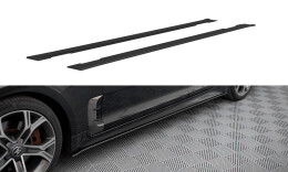 Street Pro Seitenschweller Ansatz Cup Leisten passend für Kia Stinger GT-Line Mk1 rot