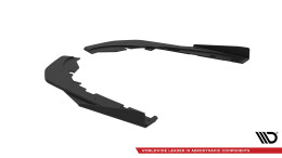 Street Pro Heck Ansatz Flaps Diffusor passend für Kia Stinger GT-Line Mk1 SCHWARZ+ HOCHGLANZ FLAPS