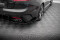Street Pro Heck Ansatz Flaps Diffusor passend für Kia Stinger GT-Line Mk1 rot+ Hochglanz Flaps