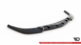 Cup Spoilerlippe Front Ansatz passend für Mercedes-Benz E 55 AMG W211 schwarz Hochglanz
