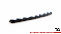 Mittlerer Cup Diffusor Heck Ansatz passend für Mercedes-Benz E 55 AMG W211 schwarz Hochglanz