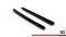 Heck Ansatz Flaps Diffusor passend für Mercedes-Benz E 55 AMG W211 schwarz Hochglanz