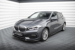 Cup Spoilerlippe Front Ansatz V.1 passend für BMW 1er F40 schwarz Hochglanz