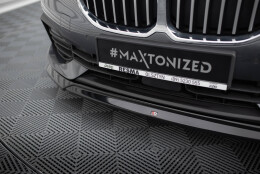 Cup Spoilerlippe Front Ansatz V.2 passend für BMW 1er F40 schwarz Hochglanz