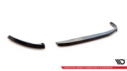 Heck Ansatz Flaps Diffusor passend für BMW 1er F40 schwarz Hochglanz