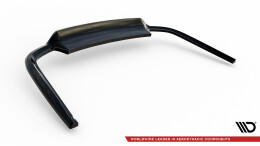 Mittlerer Cup Diffusor Heck Ansatz DTM Look passend für Audi A8 D5 schwarz Hochglanz