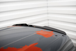 Heck Spoiler Aufsatz Abrisskante passend für Renault Express Mk2 schwarz Hochglanz
