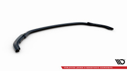 Cup Spoilerlippe Front Ansatz passend für Renault Express Mk2 schwarz Hochglanz