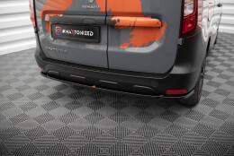 Mittlerer Cup Diffusor Heck Ansatz passend für Renault Express Mk2 schwarz Hochglanz