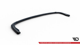 Mittlerer Cup Diffusor Heck Ansatz passend für Renault Express Mk2 schwarz Hochglanz
