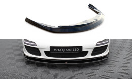 Cup Spoilerlippe Front Ansatz V.2 passend für Porsche 911 Carrera 997 Facelift schwarz Hochglanz