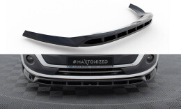 Cup Spoilerlippe Front Ansatz für Ford Transit Custom Mk1 schwarz Hochglanz