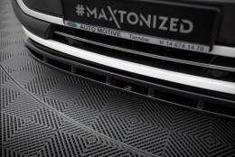 Cup Spoilerlippe Front Ansatz passend für Ford Transit Custom Mk1 schwarz Hochglanz