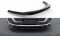 Cup Spoilerlippe Front Ansatz für Ford Transit Custom Mk1 schwarz Hochglanz