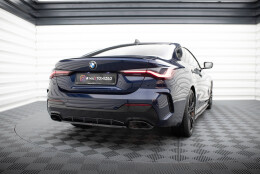 Mittlerer Cup Diffusor Heck Ansatz passend für BMW 4er M440i G22 / G23 / G22 Facelift / G23 Facelift schwarz Hochglanz