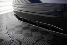 Street+ Mittlerer Diffusor Heck Ansatz passend für BMW 4er M440i G22 / G23 / G22 FL / G23 FL schwarz Hochglanz