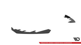 Front Stoßstange Flaps passend für Audi RS3 Limousine 8V FL schwarz Hochglanz