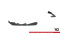 Front Stoßstange Flaps für Audi RS3 Limousine 8V Facelift FLAPS HOCHGLANZ