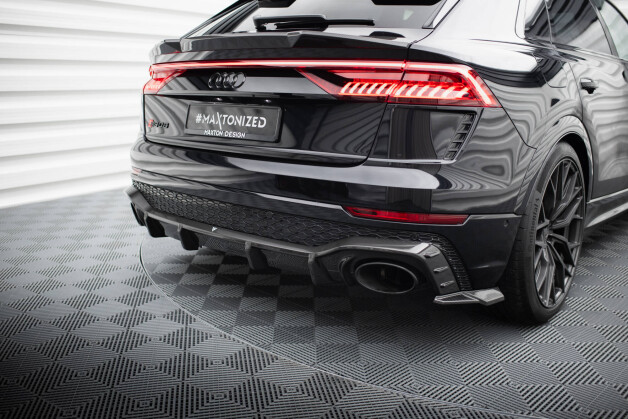 Prepreg Carbon Fiber Heck Ansatz Diffusor passend für Audi RSQ8 Mk1