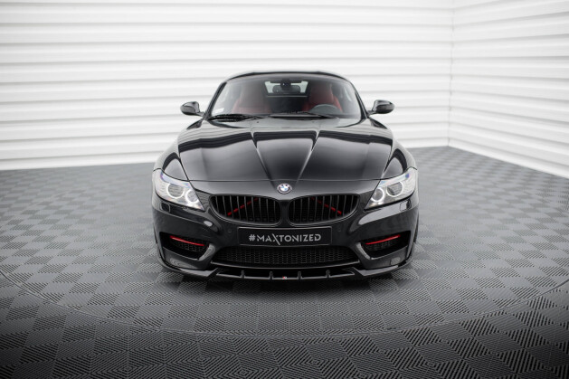 Cup Spoilerlippe Front Ansatz für BMW Z4 M-Paket E89 FL schwarz Hochglanz