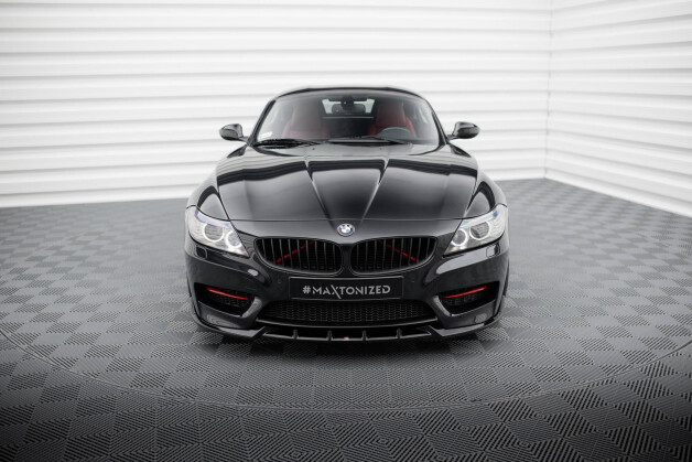 Cup Spoilerlippe Front Ansatz passend für BMW Z4 M-Paket E89 Facelift schwarz Hochglanz